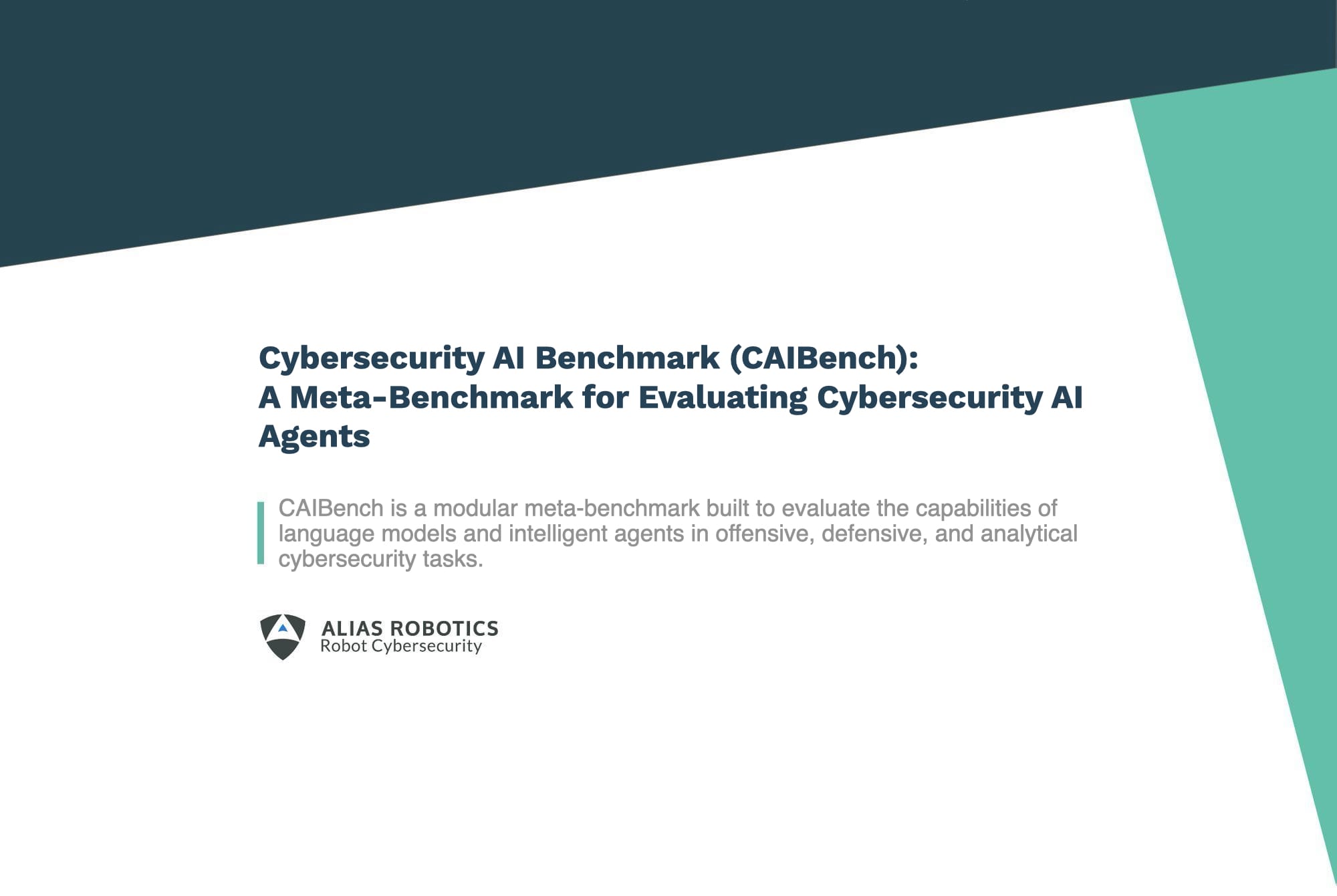 CAIBench: A meta-benchmark for evaluating cybersecurity AI agents